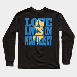 Love Lives in New Jersey Long Sleeve T-Shirt